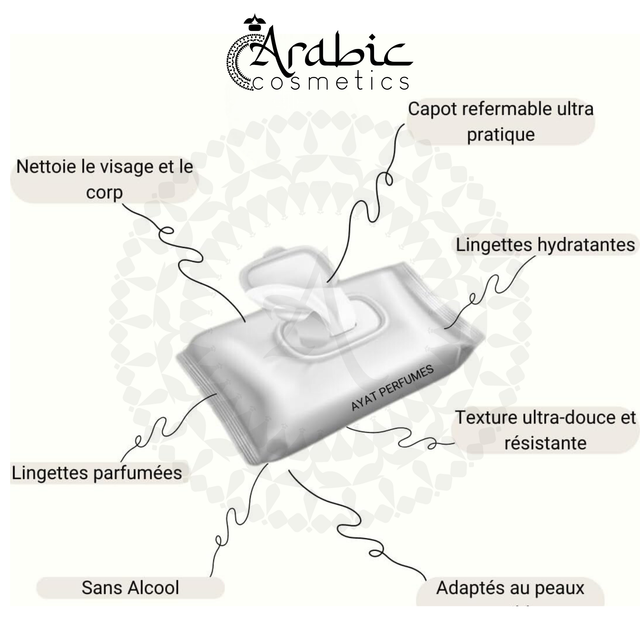 Lingettes parfumées AYAT